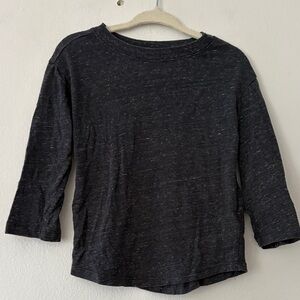 Cat & Jack Charcoal Heather Long Sleeve Shirt
